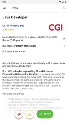 BestJobs android App screenshot 1